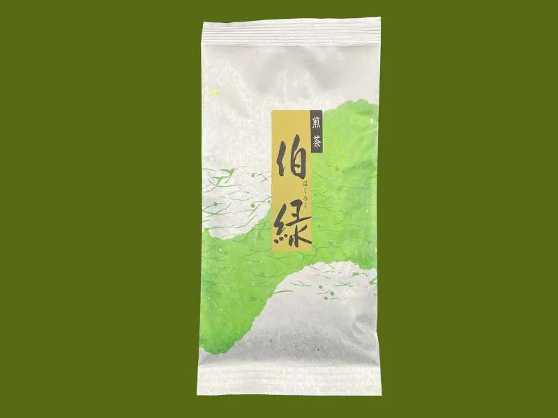 煎茶の茶葉パッケージ