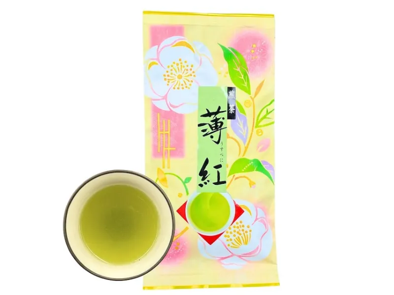 煎茶の茶葉パッケージ